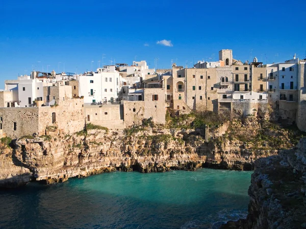 Paisaje vista de Polignano a Mare. Apulia . —  Fotos de Stock