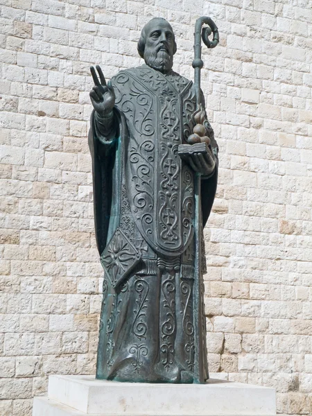 Статуя Святого Николая. Бари. Апулия . — стоковое фото