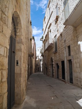 molfetta yalnız sokak. Apulia.