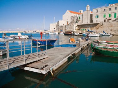 Giovinazzo manzaralı. Apulia.