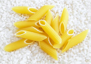 Rice and pasta. clipart