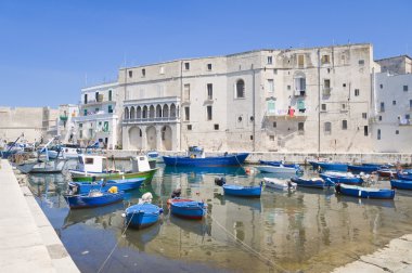 Monopoli Old Port. Apulia. clipart