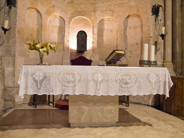 圣 · 约翰的浸礼会教友祭坛。马泰拉. — 图库照片