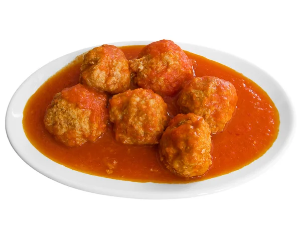 Meatballs in tomato sauce. — Stock Photo, Image