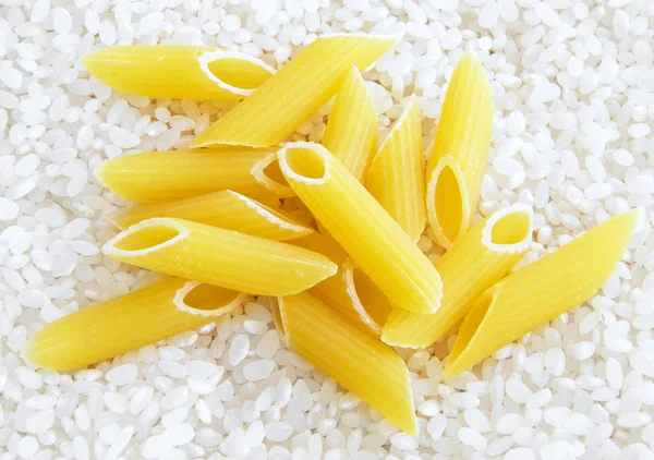 Ris och pasta. — Stockfoto