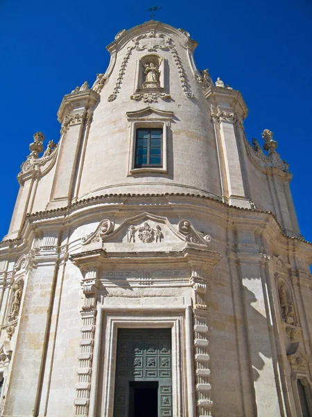 Skärselden kyrka. Matera. Basilicata. — Stockfoto
