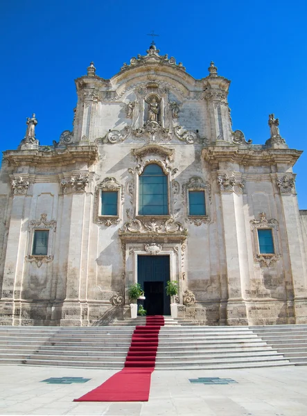 Kościół Matera. Basilicata. — Zdjęcie stockowe