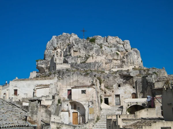 Iglesia de la Virgen de Idris. Matera. . —  Fotos de Stock