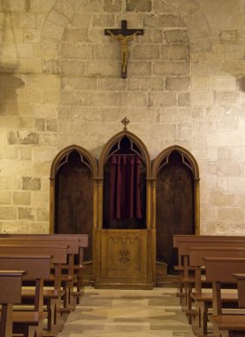 Matera Church Indoor. Basilicata. clipart