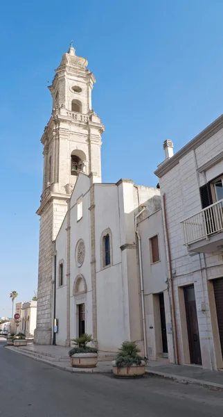 Igreja Mola di Bari. Apúlia . — Fotografia de Stock