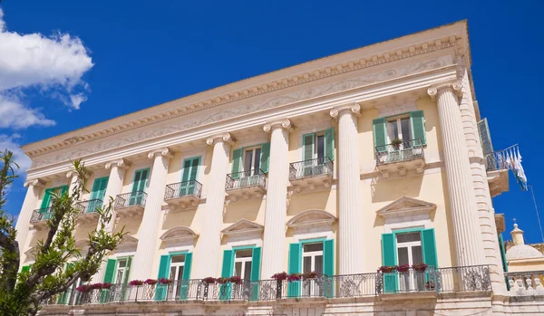 Siciliano pałacu. Giovinazzo. Apulia. — Zdjęcie stockowe