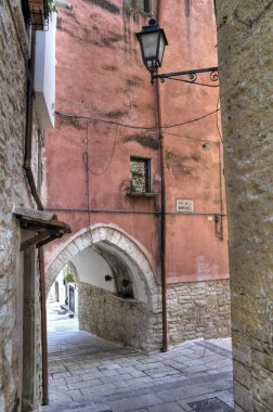 Palo del Colle Oldtown. Apulia. clipart