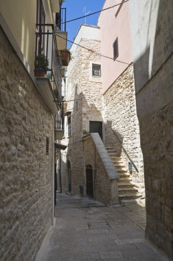 Alley in Palo del Colle Oldtown. Apulia. clipart