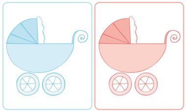 Baby Carriage. clipart