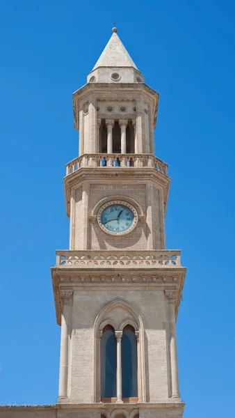 Civic Tower Clock. Altamura. Apulia. — Stock Photo, Image