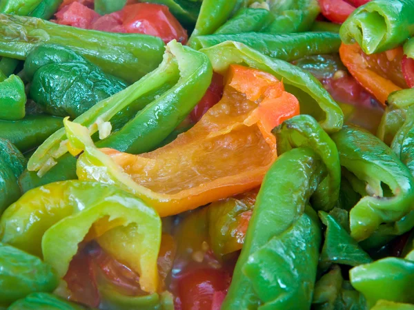 Peppers in tomato sauce. — Stock Photo, Image