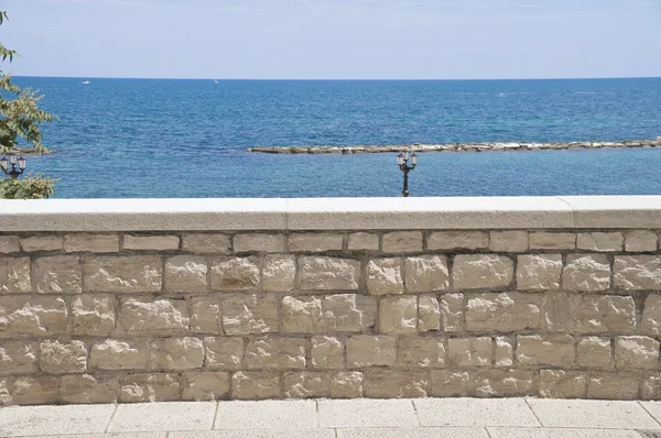 Strandpromenade von Bari. — Stockfoto