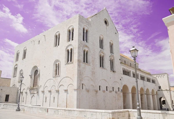 St. nicholas basilikan. Bari. Apulien. — Stockfoto