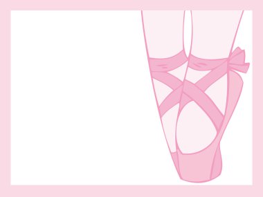 Tiptoe Ballet. clipart