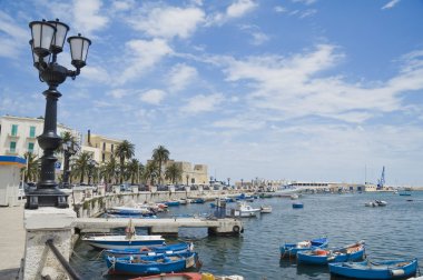 Bari seafront. Apulia. clipart