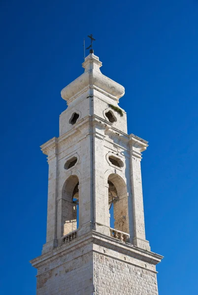Belltower Mother Church. Turi. Apulia. — Stock Photo, Image
