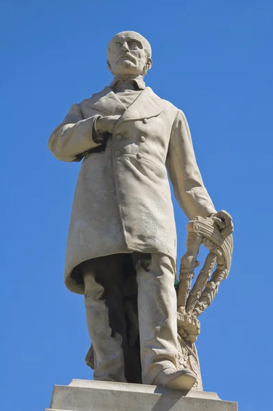 Estátua de Giuseppe Mazzini . — Fotografia de Stock