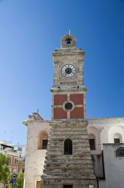 Clocktower. Turi. Puglia. — Stock Fotó