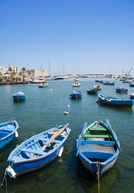 Boats in port. Bari. Apulia. clipart