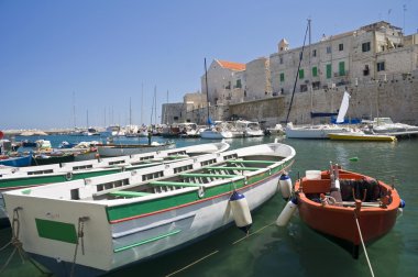 giovinazzo panoramik manzaralı. Apulia.