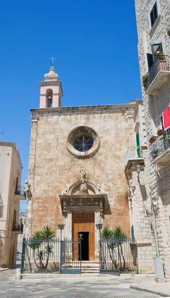 St. mary van costantinopoli kerk. Giovinazzo. Apulië. — Stockfoto