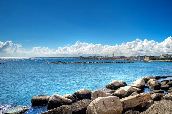 Panoramatický pohled z bari. Apulie. — Stock fotografie