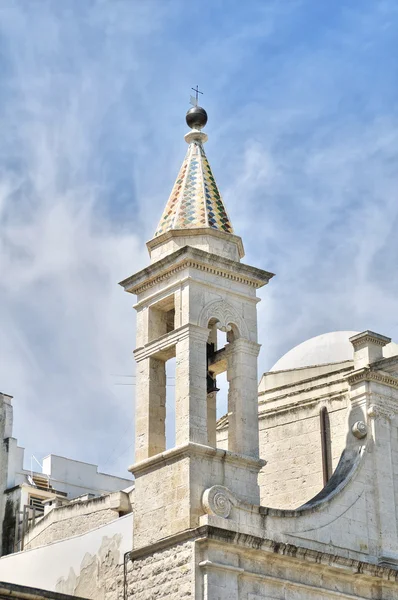 Klokkentoren st. stefano kerk. Molfetta. Apulië. — Stockfoto