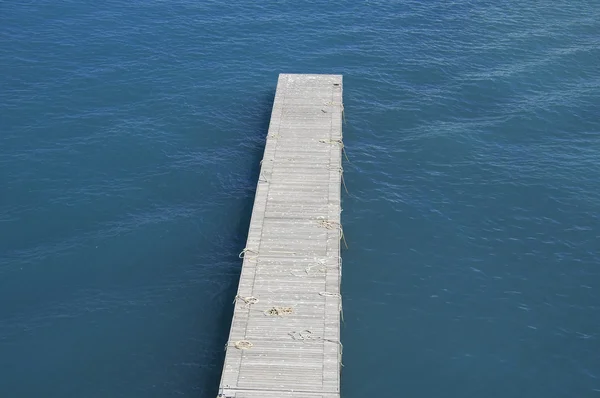Ponte galleggiante. — Foto Stock