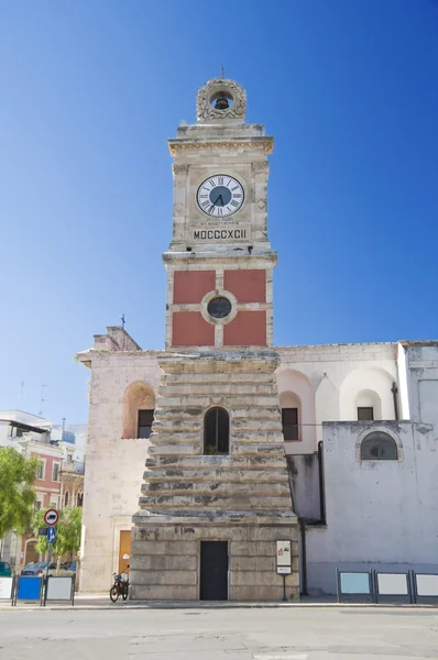 Clocktower. Turi. Apulia. — Stock Photo, Image