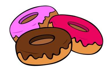 Donuts. clipart