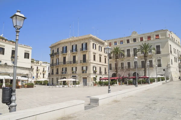 Ferrarese Meydanı. bari. Apulia. — Stok fotoğraf