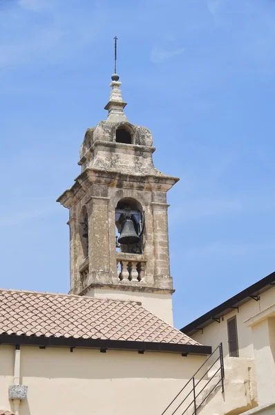 Belltower do Santuário do Beato Giacomo. Bitetto. Apúlia . — Fotografia de Stock