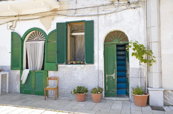 Typisch huis in bari oldtown. Apulië. — Stockfoto