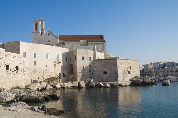 Katedra na morzu. Giovinazzo. Apulia. — Zdjęcie stockowe