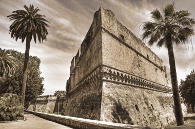 Norman swabian castle. bari. Apulia.