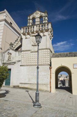 Mater domini Kilisesi. Matera. Basilicata.