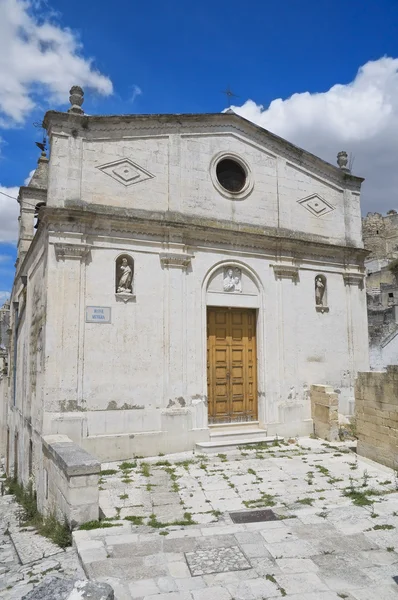Madonna della virtu nuova kyrka. Matera. Basilicata. — Stockfoto
