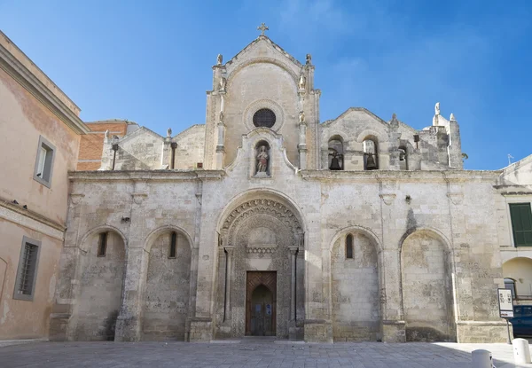 Svatého Jana Křtitele. Matera. Basilicata. — Stock fotografie