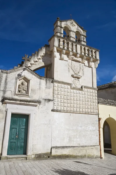 Igreja Mater Domini. Matera. Basilicata . — Fotografia de Stock