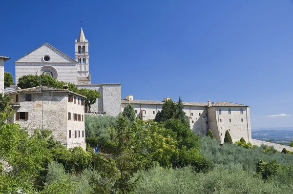 Bazilika svatého chiara. Assisi. Umbrie. — Stock fotografie
