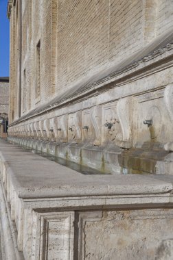 Medicea çeşme. St maria degli angeli. Umbria.