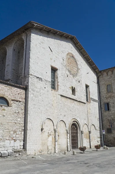 St. pietro Kilisesi. Gubbio. Umbria. — Stok fotoğraf