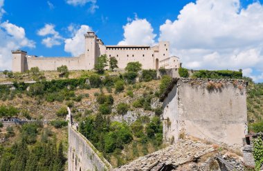 Albornoz Kalesi. Spoleto. Umbria.