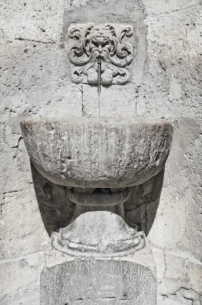 Исторический фонтан. Сполето. Умбрия . — стоковое фото