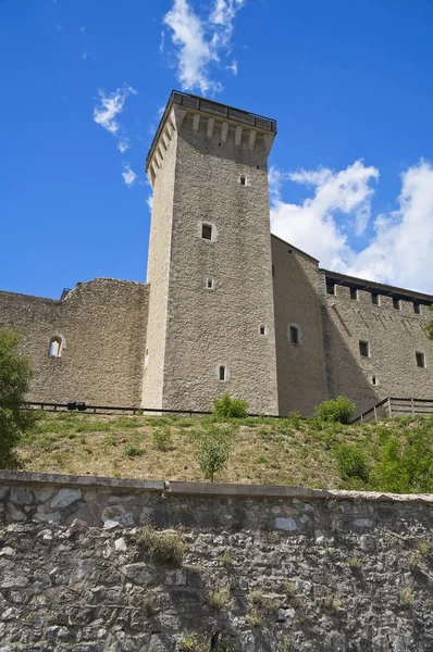 Albornoz 요새입니다. 스폴레토입니다. 움브리아. — 스톡 사진